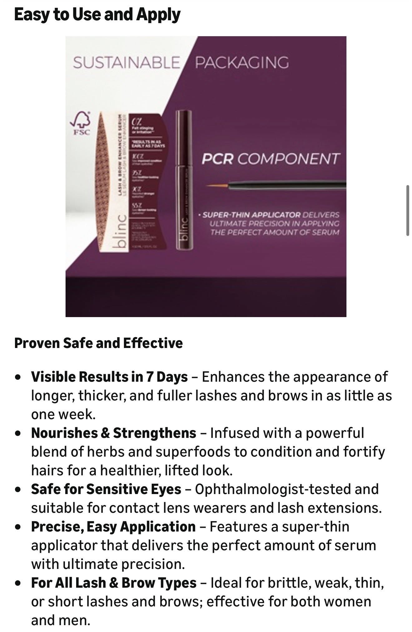 Blinc Lash & Brow Enhancer Serum (4.50 ml / 0.15 fl oz)